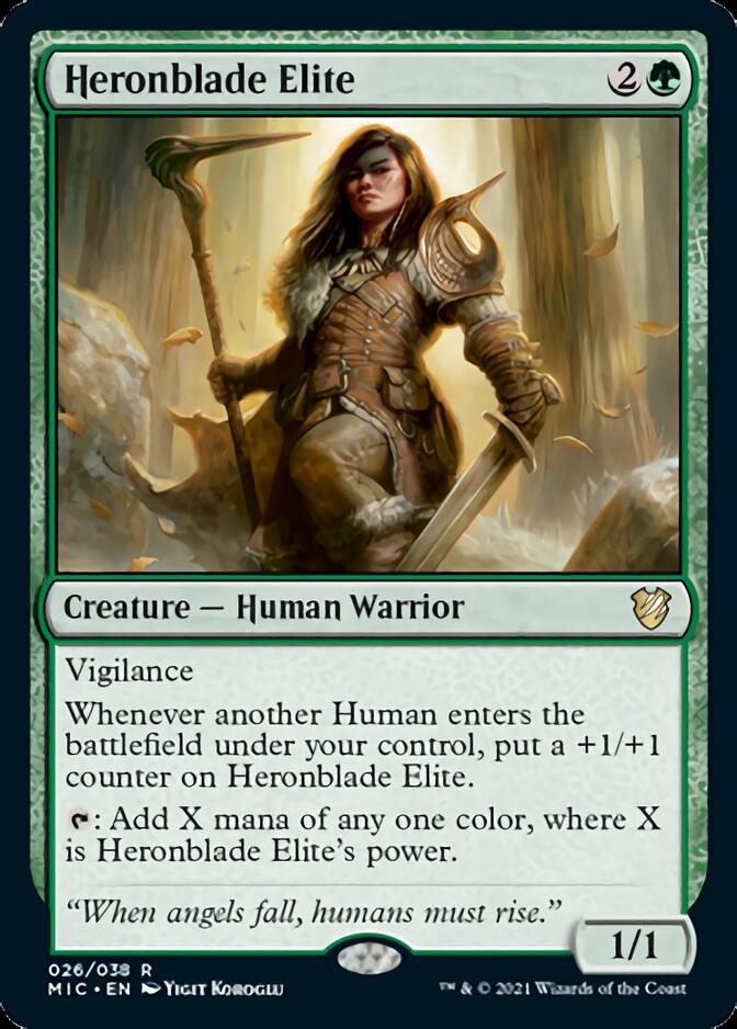 Heronblade Elite [Innistrad: Midnight Hunt Commander] | Gear Gaming Bentonville