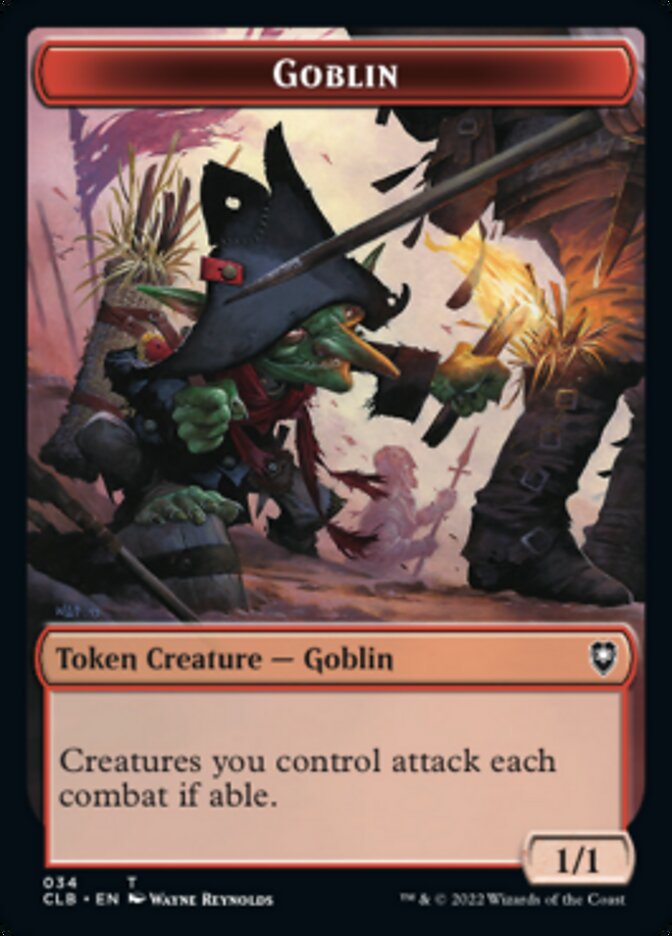 Pirate // Goblin Double-sided Token [Commander Legends: Battle for Baldur's Gate Tokens] | Gear Gaming Bentonville