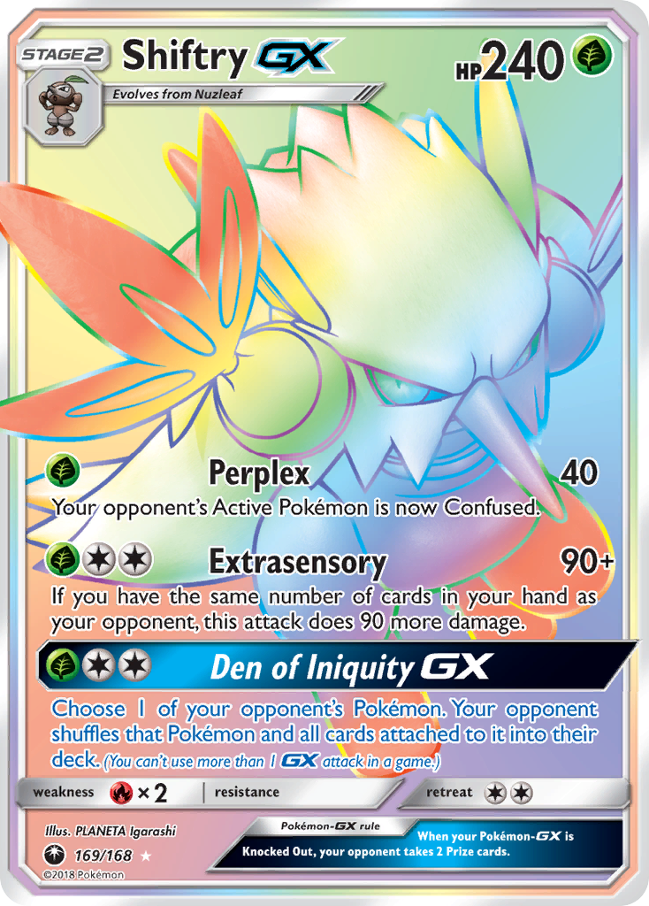 Shiftry GX (169/168) [Sun & Moon: Celestial Storm] | Gear Gaming Bentonville