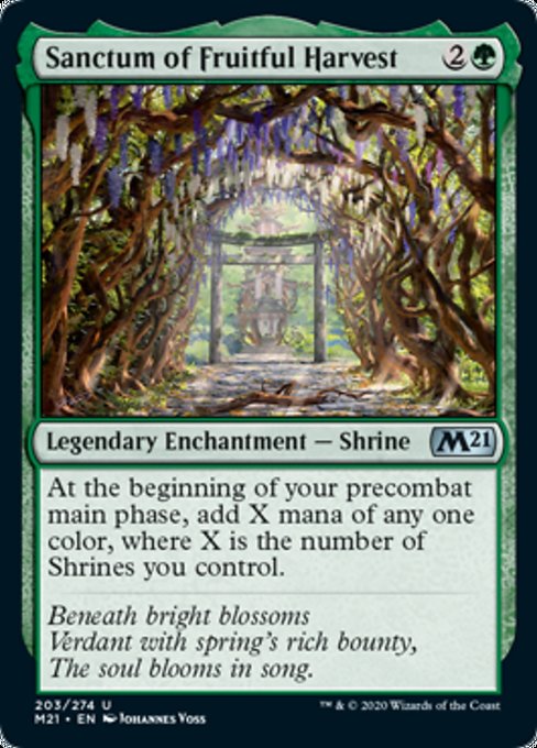 Sanctum of Fruitful Harvest [Core Set 2021] | Gear Gaming Bentonville