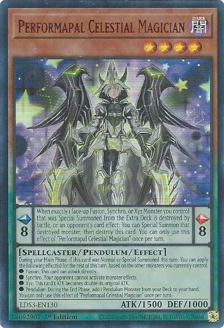 Performapal Celestial Magician (Red) [LDS3-EN130] Ultra Rare | Gear Gaming Bentonville