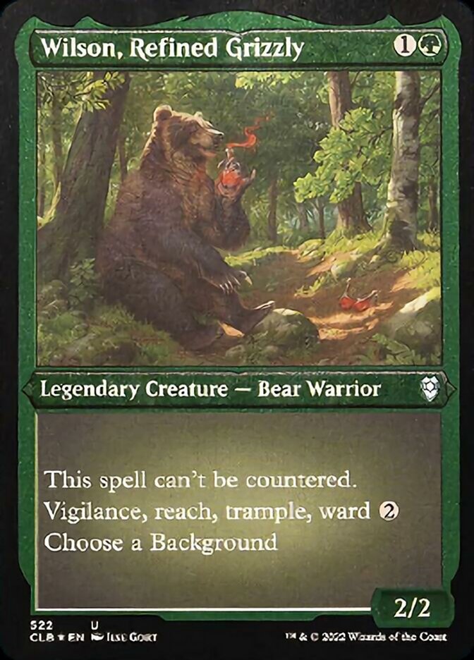 Wilson, Refined Grizzly (Foil Etched) [Commander Legends: Battle for Baldur's Gate] | Gear Gaming Bentonville