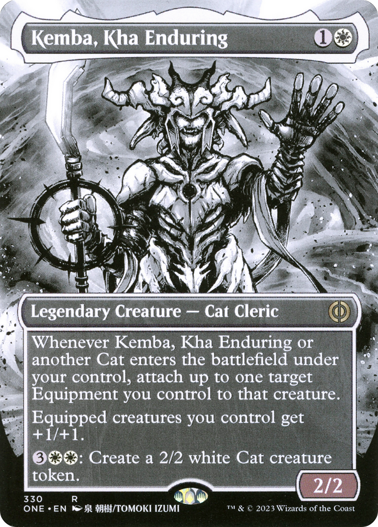 Kemba, Kha Enduring (Borderless Manga) [Phyrexia: All Will Be One] | Gear Gaming Bentonville