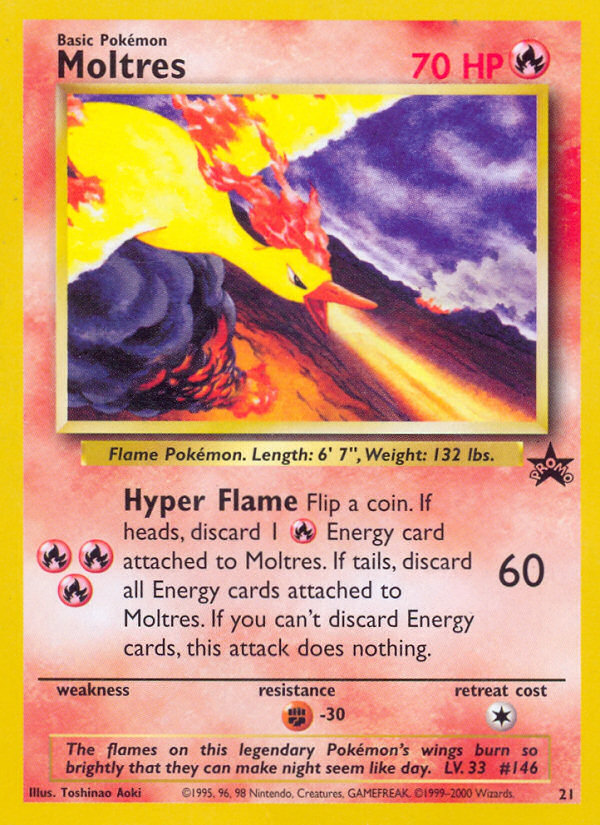 Moltres (21) [Wizards of the Coast: Black Star Promos] | Gear Gaming Bentonville