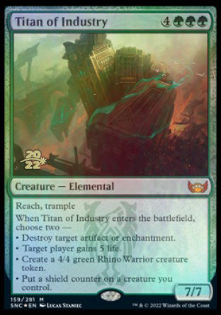 Titan of Industry [Streets of New Capenna Prerelease Promos] | Gear Gaming Bentonville