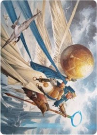 Linvala, Shield of Sea Gate Art Card [Zendikar Rising Art Series] | Gear Gaming Bentonville