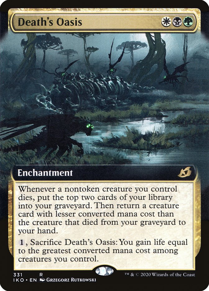 Death's Oasis (Extended Art) [Ikoria: Lair of Behemoths] | Gear Gaming Bentonville