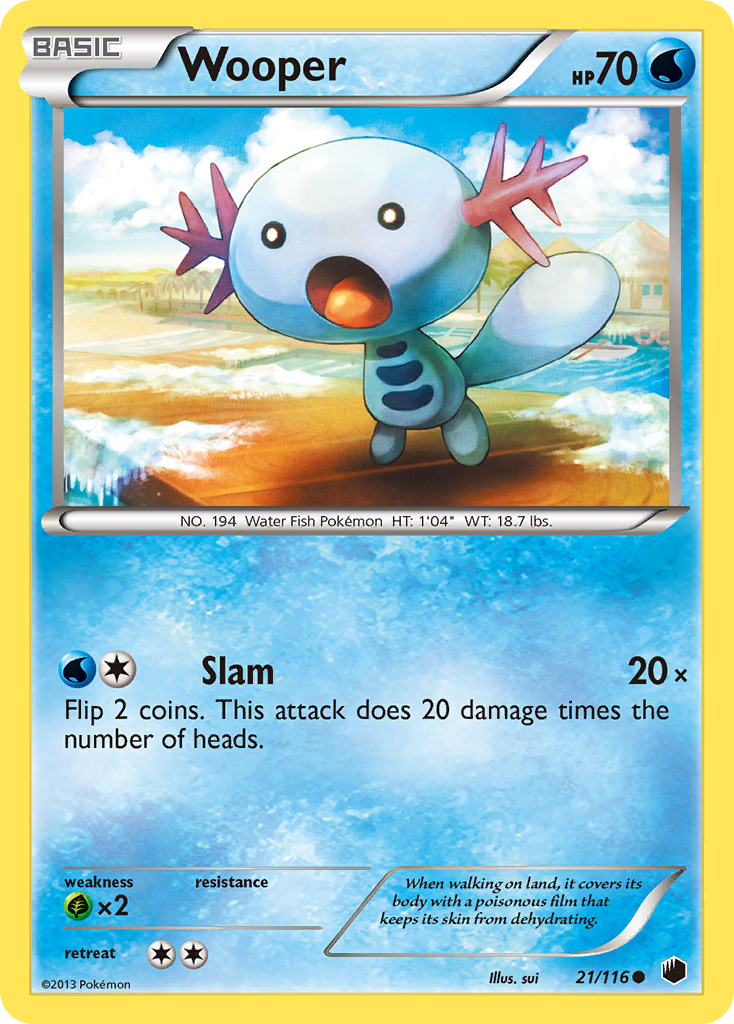 Wooper (21/116) [Black & White: Plasma Freeze] | Gear Gaming Bentonville