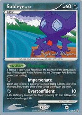 Sableye LV.31 (48/100) (Happy Luck - Mychael Bryan) [World Championships 2010] | Gear Gaming Bentonville