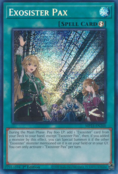 Exosister Pax [MP23-EN260] Prismatic Secret Rare | Gear Gaming Bentonville