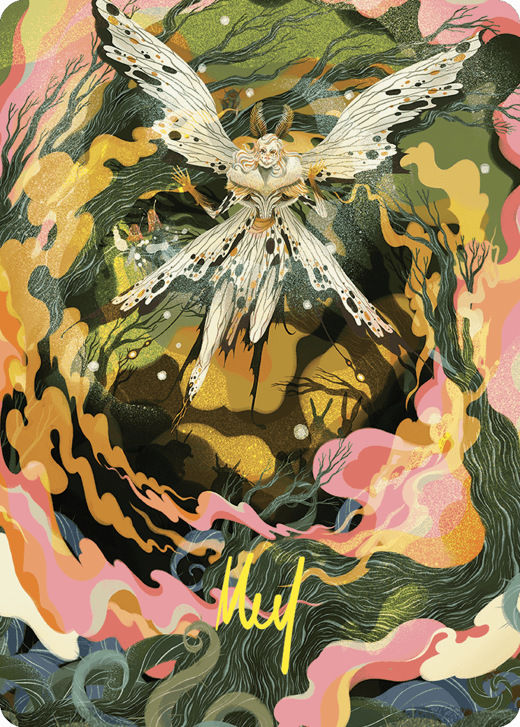 Greater Auramancy Art Card (Gold-Stamped Signature) [Wilds of Eldraine Art Series] | Gear Gaming Bentonville