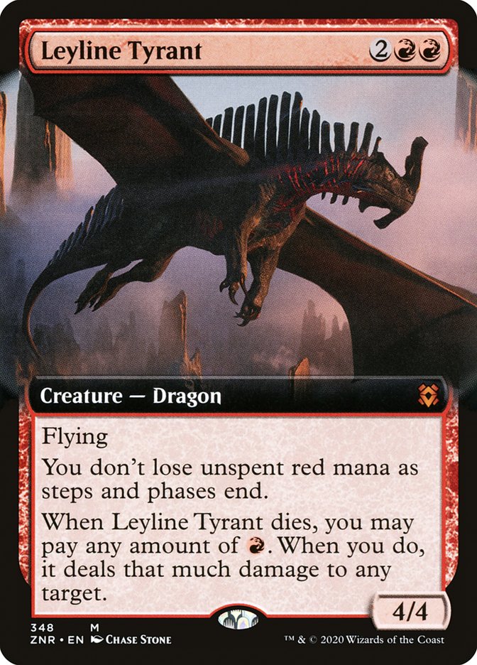 Leyline Tyrant (Extended Art) [Zendikar Rising] | Gear Gaming Bentonville