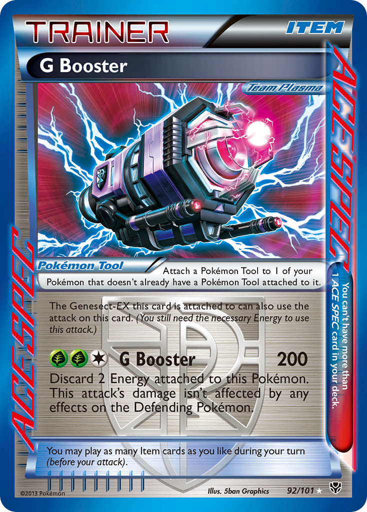 G Booster (92/101) [Black & White: Plasma Blast] | Gear Gaming Bentonville