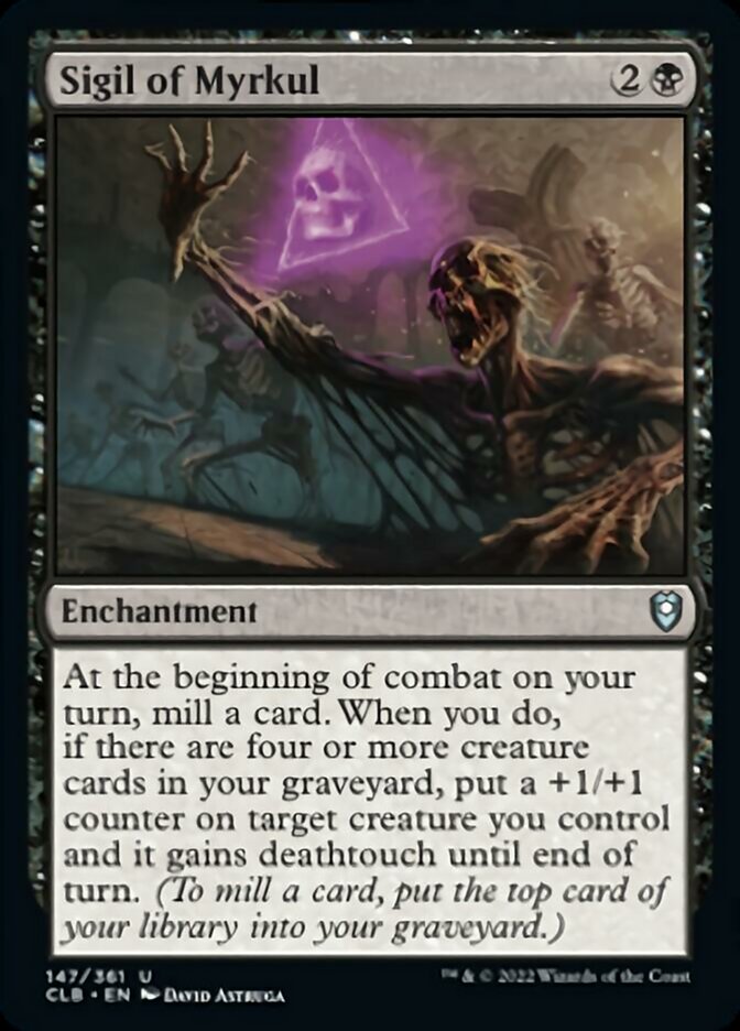 Sigil of Myrkul [Commander Legends: Battle for Baldur's Gate] | Gear Gaming Bentonville