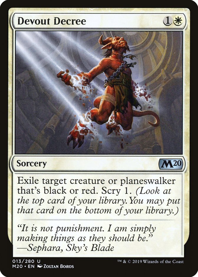 Devout Decree [Core Set 2020] | Gear Gaming Bentonville