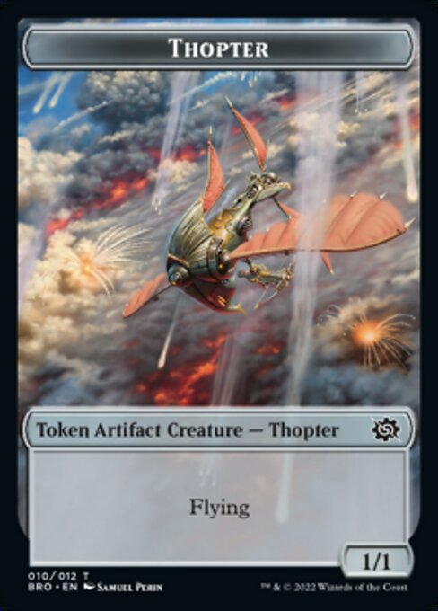 Powerstone // Thopter Double-Sided Token [The Brothers' War Tokens] | Gear Gaming Bentonville