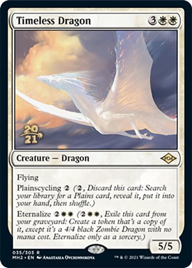 Timeless Dragon [Modern Horizons 2 Prerelease Promos] | Gear Gaming Bentonville