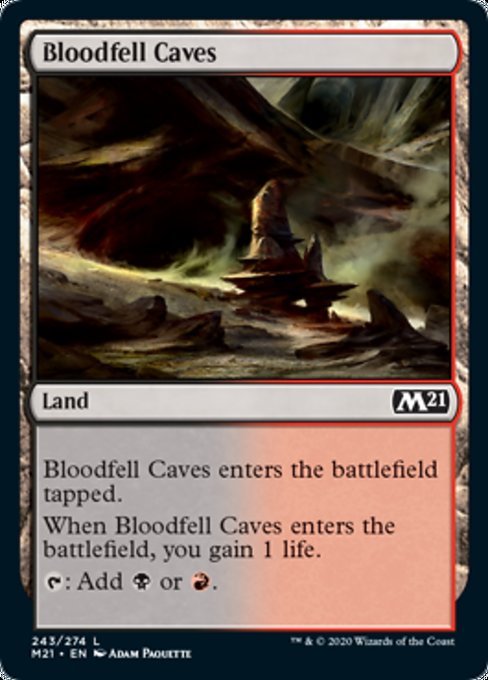 Bloodfell Caves [Core Set 2021] | Gear Gaming Bentonville