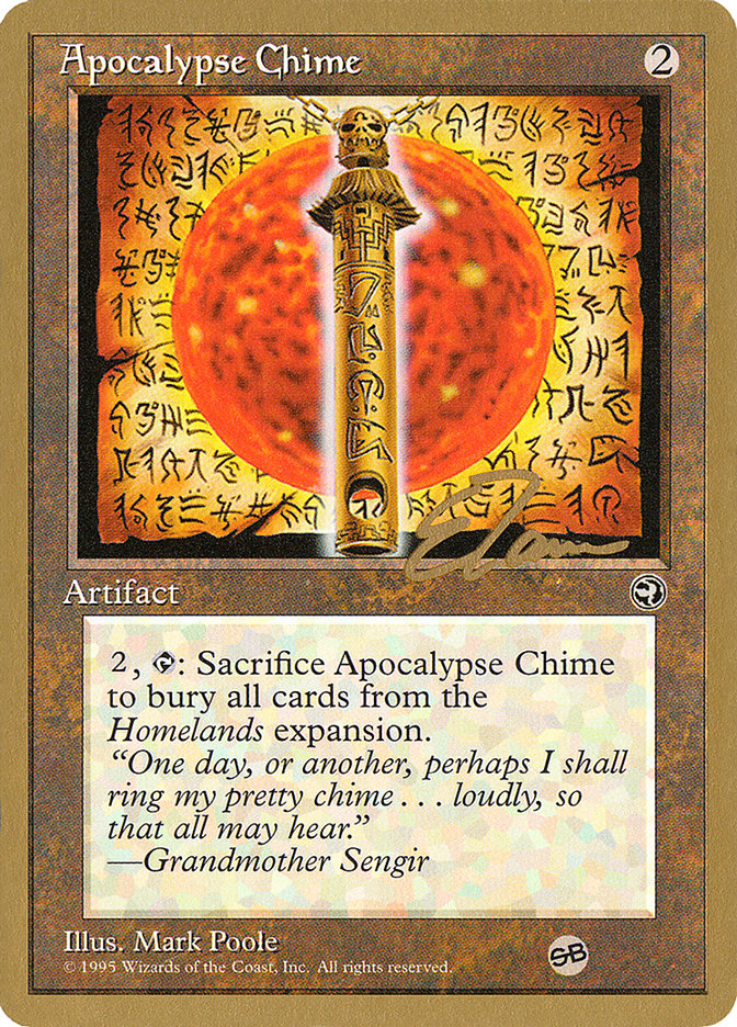 Apocalypse Chime (Eric Tam) (SB) [Pro Tour Collector Set] | Gear Gaming Bentonville