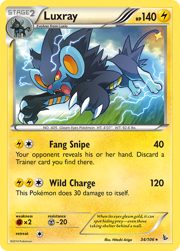 Luxray (34/106) [XY: Flashfire] | Gear Gaming Bentonville