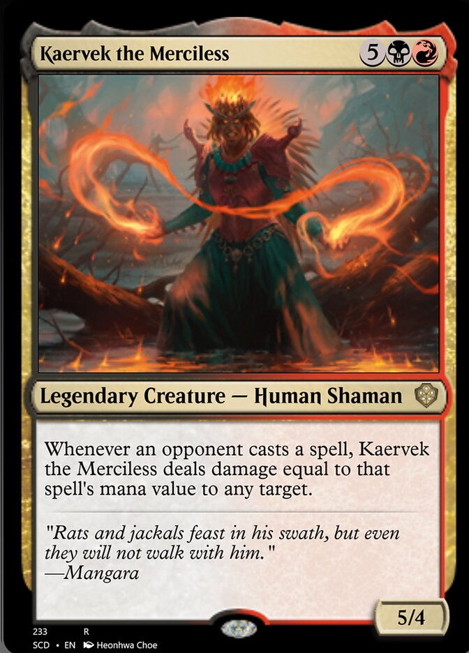 Kaervek the Merciless [Starter Commander Decks] | Gear Gaming Bentonville