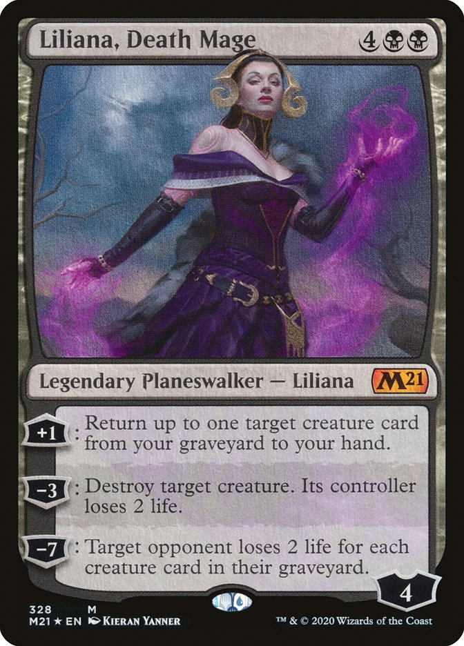 Liliana, Death Mage [Core Set 2021] | Gear Gaming Bentonville