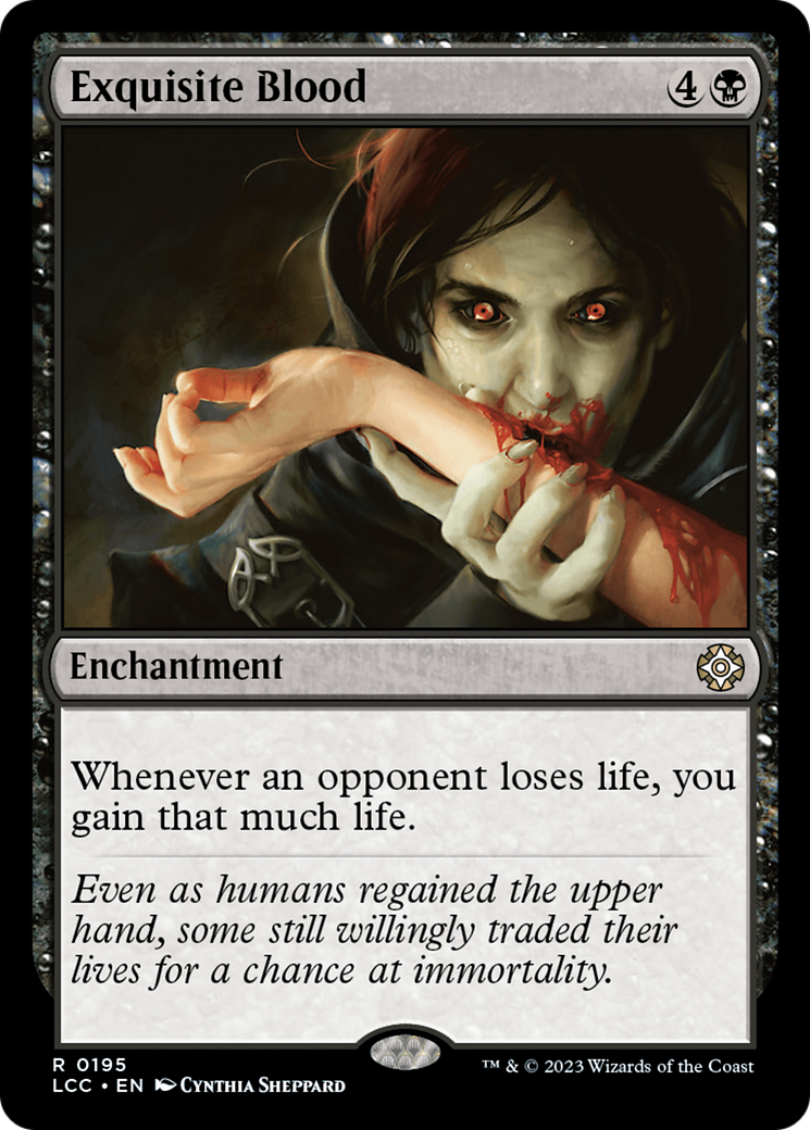 Exquisite Blood [The Lost Caverns of Ixalan Commander] | Gear Gaming Bentonville