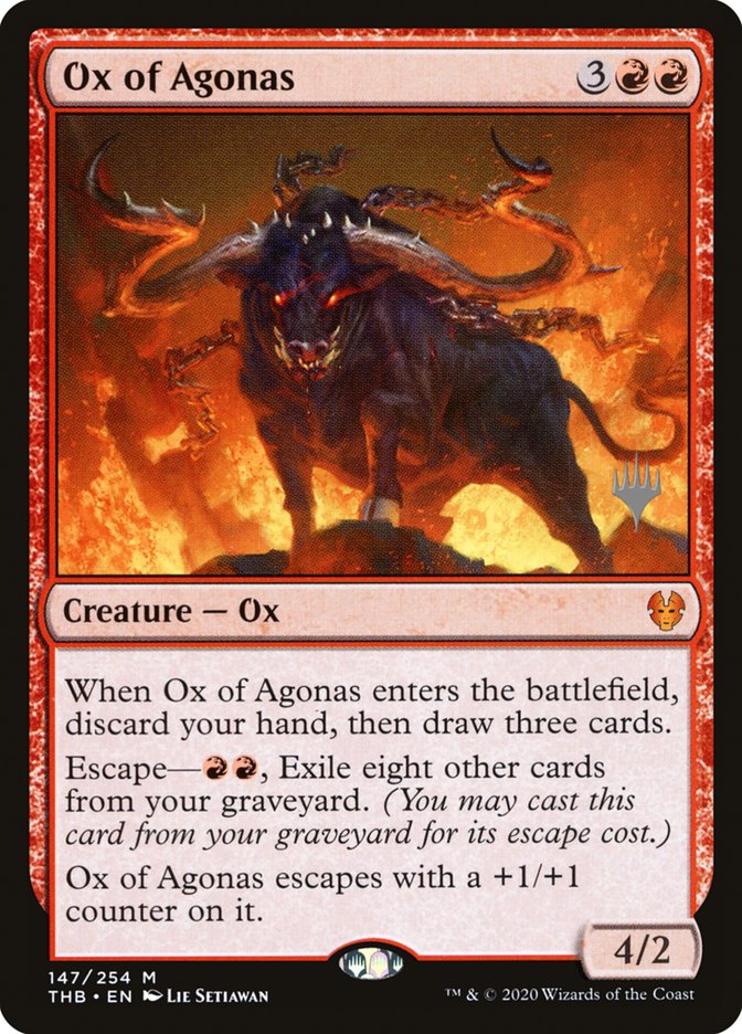 Ox of Agonas (Promo Pack) [Theros Beyond Death Promos] | Gear Gaming Bentonville