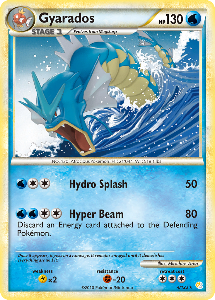 Gyarados (4/123) [HeartGold & SoulSilver: Base Set] | Gear Gaming Bentonville