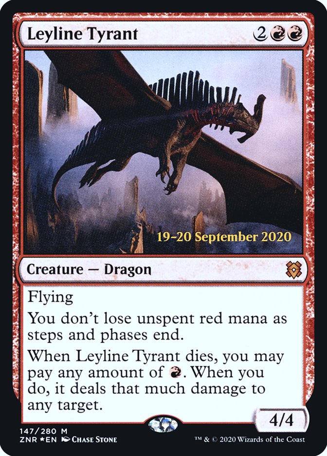 Leyline Tyrant  [Zendikar Rising Prerelease Promos] | Gear Gaming Bentonville