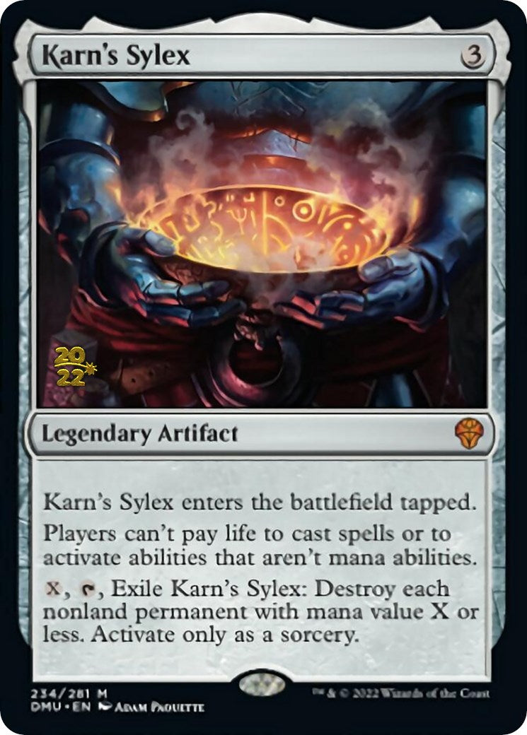 Karn's Sylex [Dominaria United Prerelease Promos] | Gear Gaming Bentonville