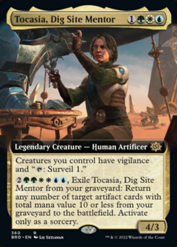 Tocasia, Dig Site Mentor (Extended Art) [The Brothers' War] | Gear Gaming Bentonville