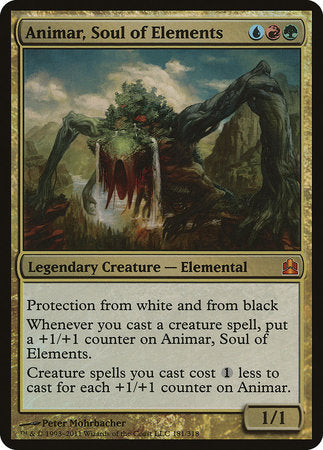 Animar, Soul of Elements (Oversized) [Oversize Cards] | Gear Gaming Bentonville