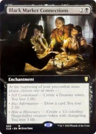 Black Market Connections (Extended Art) [Commander Legends: Battle for Baldur's Gate] | Gear Gaming Bentonville