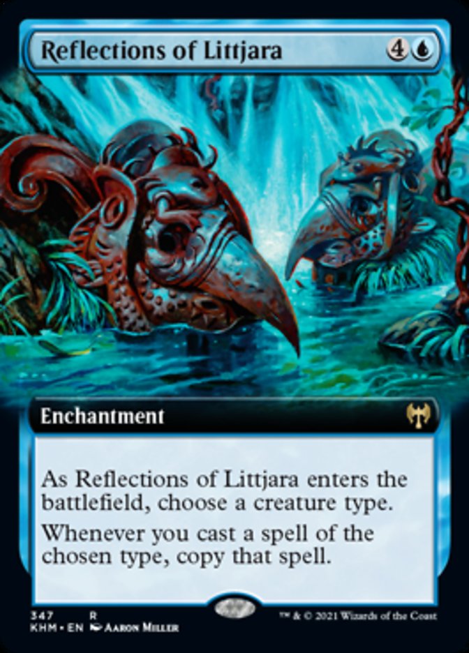 Reflections of Littjara (Extended Art) [Kaldheim] | Gear Gaming Bentonville