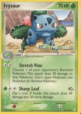 Ivysaur (35/100) (Prerelease Promo) [Nintendo: Black Star Promos] | Gear Gaming Bentonville