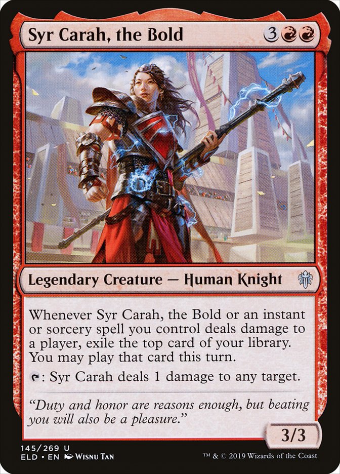 Syr Carah, the Bold [Throne of Eldraine] | Gear Gaming Bentonville