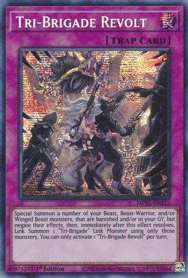 Tri-Brigade Revolt [MP21-EN212] Prismatic Secret Rare | Gear Gaming Bentonville