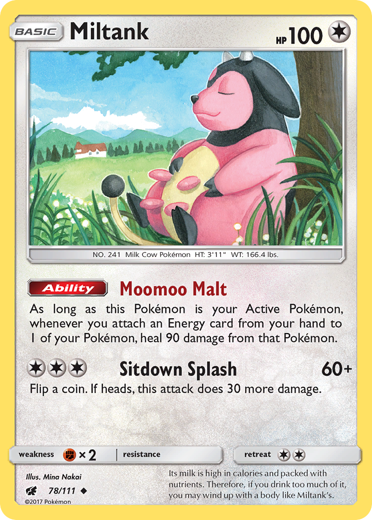 Miltank (78/111) [Sun & Moon: Crimson Invasion] | Gear Gaming Bentonville