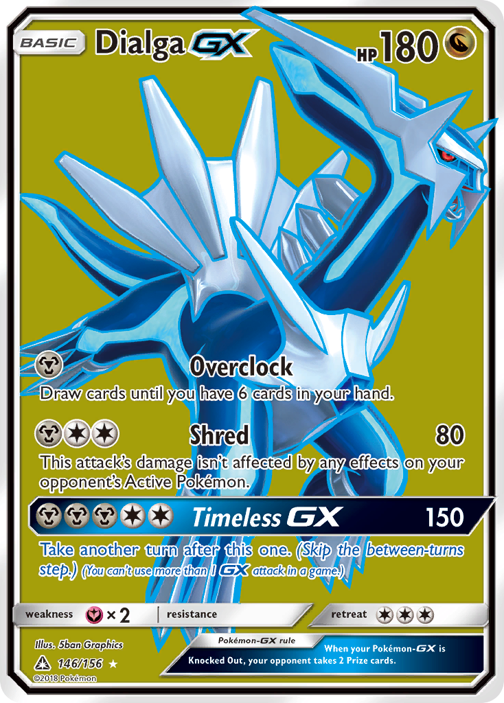 Dialga GX (146/156) [Sun & Moon: Ultra Prism] | Gear Gaming Bentonville