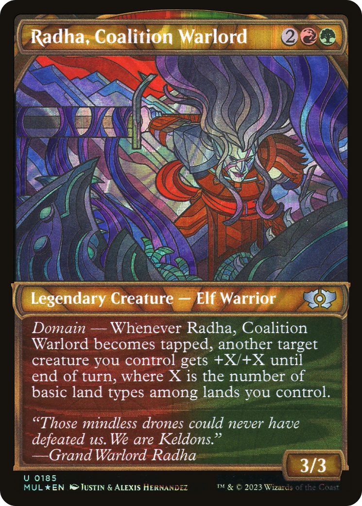 Radha, Coalition Warlord (Halo Foil) [Multiverse Legends] | Gear Gaming Bentonville