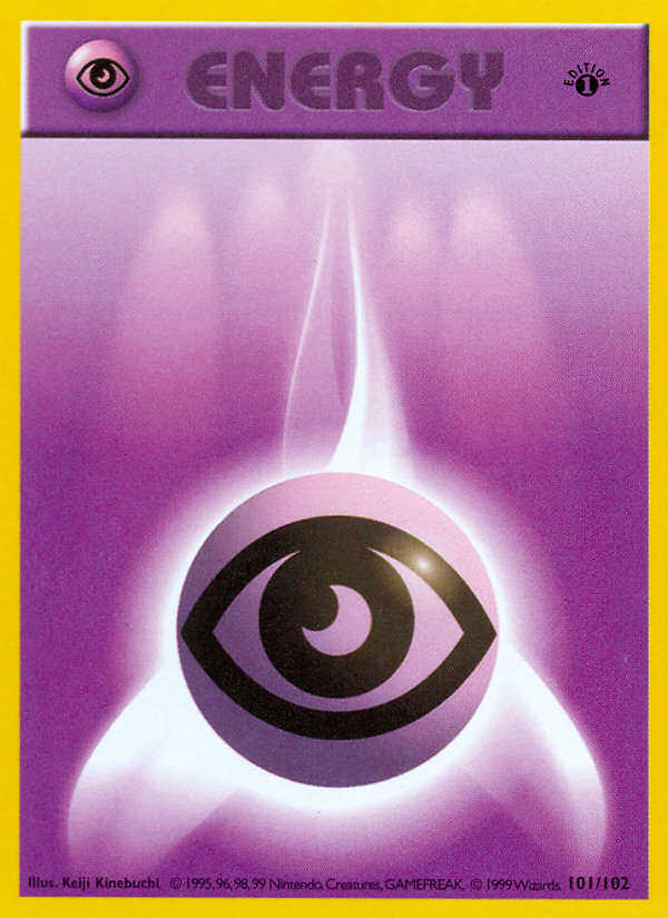 Psychic Energy (101/102) (Shadowless) [Base Set 1st Edition] | Gear Gaming Bentonville