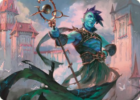 Haughty Djinn Art Card [Dominaria United Art Series] | Gear Gaming Bentonville