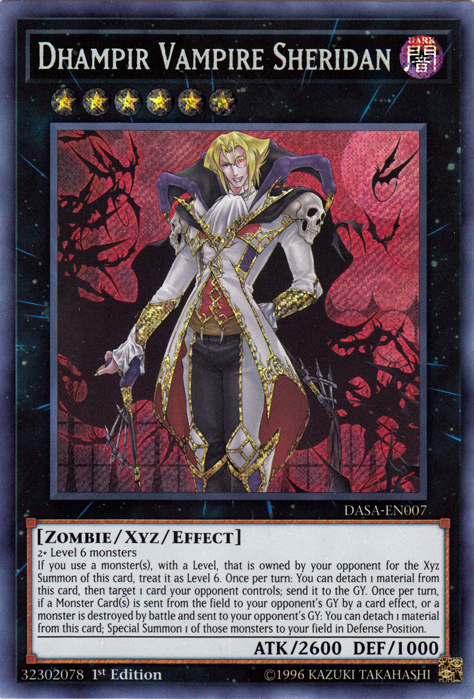 Dhampir Vampire Sheridan [DASA-EN007] Secret Rare | Gear Gaming Bentonville