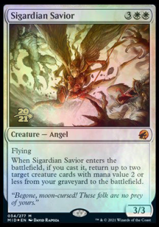 Sigardian Savior [Innistrad: Midnight Hunt Prerelease Promos] | Gear Gaming Bentonville