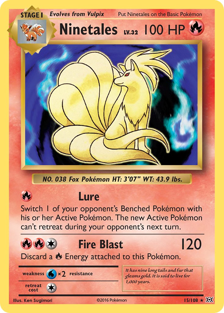 Ninetales (15/108) (Theme Deck Exclusive) [XY: Evolutions] | Gear Gaming Bentonville