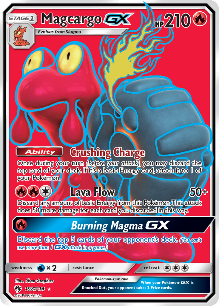 Magcargo GX (198/214) [Sun & Moon: Lost Thunder] | Gear Gaming Bentonville