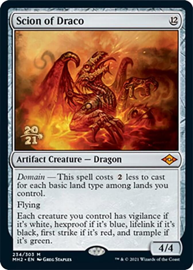 Scion of Draco [Modern Horizons 2 Prerelease Promos] | Gear Gaming Bentonville