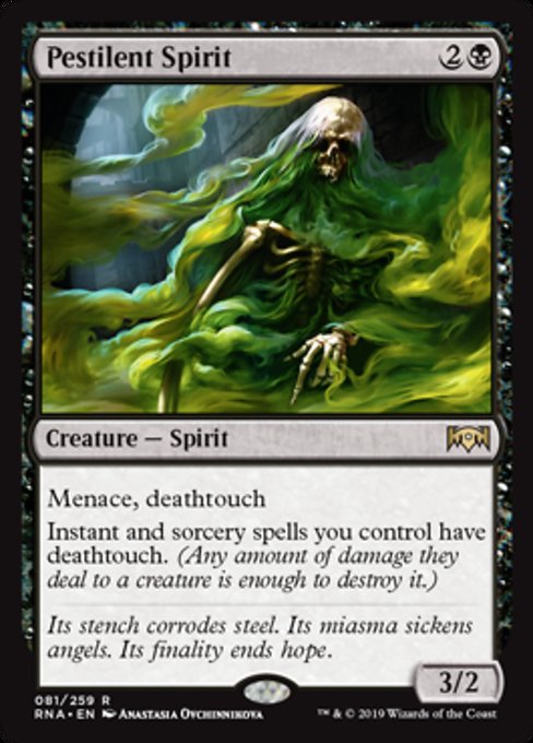 Pestilent Spirit [Ravnica Allegiance] | Gear Gaming Bentonville