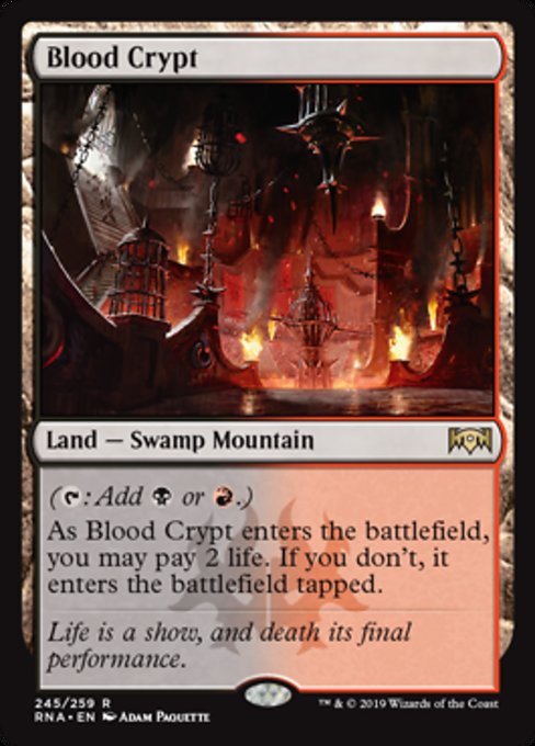 Blood Crypt [Ravnica Allegiance] | Gear Gaming Bentonville